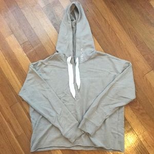 Aerie Cropped Logo Hoodie